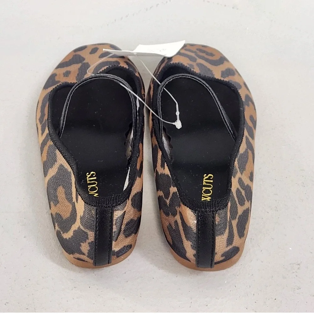 J. Crew Crewcuts Mary Jane Flats Kids K12 Brown Leopard Print NWT Preppy School